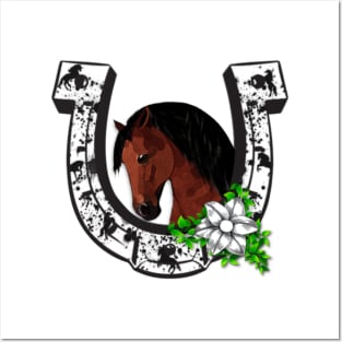 Horse Lovers Horseshoe Posters and Art